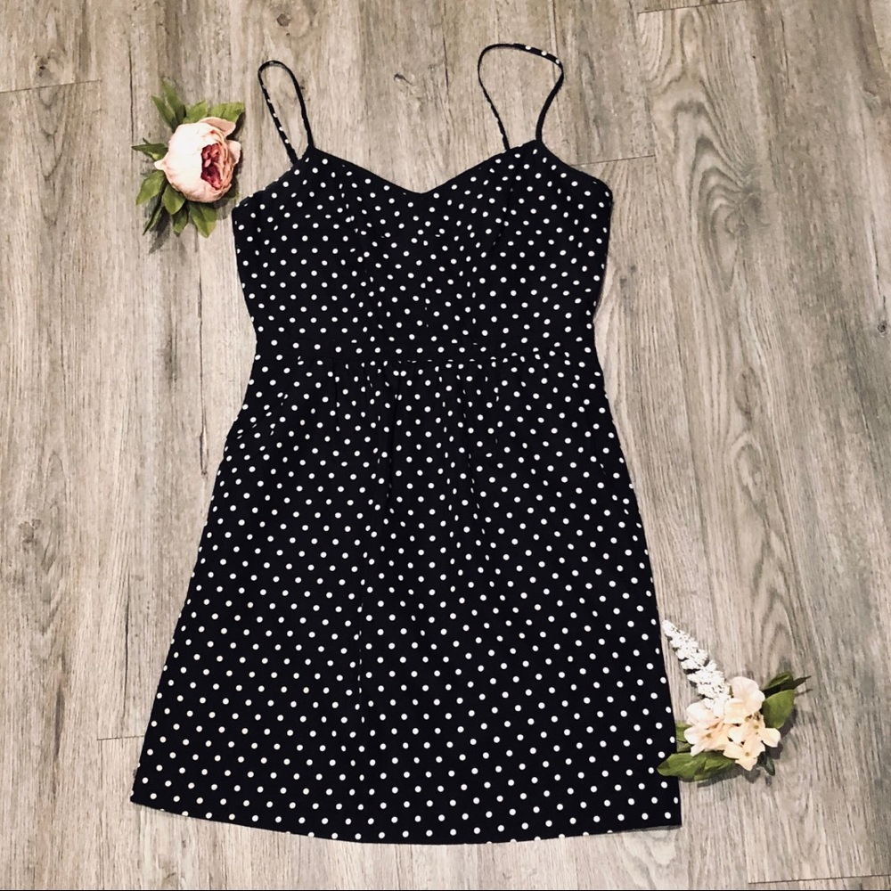 J. Crew Sweetheart Cami Polka Dot Dress